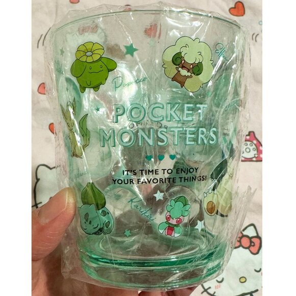 Pokemon Pocket Monsters Overload Green Plastic Cup - Picture 3 of 7